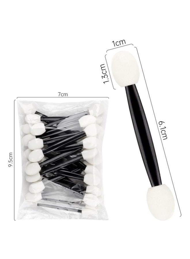 Dhjrefhhd 25PCS Disposable Double Sided Eyeshadow Brush Oval Sponge Makeup Tool Disposable Lip Brush Brush - Image 2
