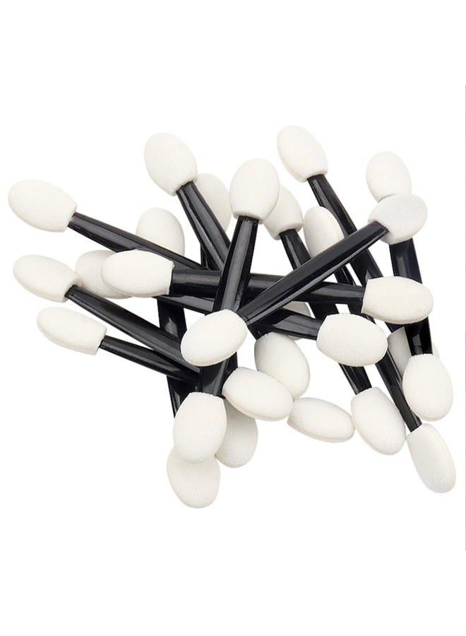Dhjrefhhd 25PCS Disposable Double Sided Eyeshadow Brush Oval Sponge Makeup Tool Disposable Lip Brush Brush - Image 1