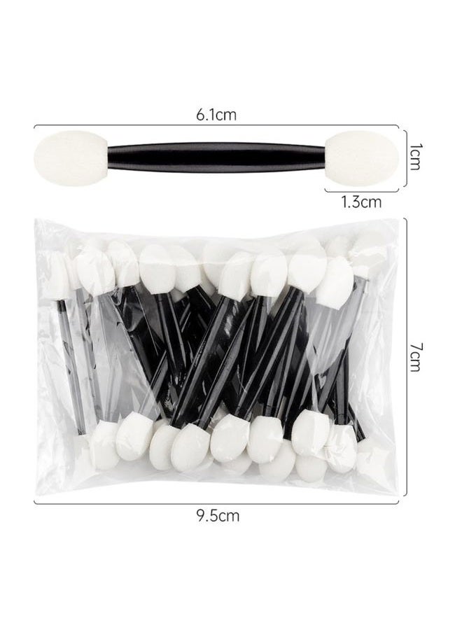 Dhjrefhhd 25PCS Disposable Double Sided Eyeshadow Brush Oval Sponge Makeup Tool Disposable Lip Brush Brush - Image 5