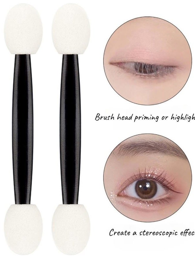 Dhjrefhhd 25PCS Disposable Double Sided Eyeshadow Brush Oval Sponge Makeup Tool Disposable Lip Brush Brush - Image 4