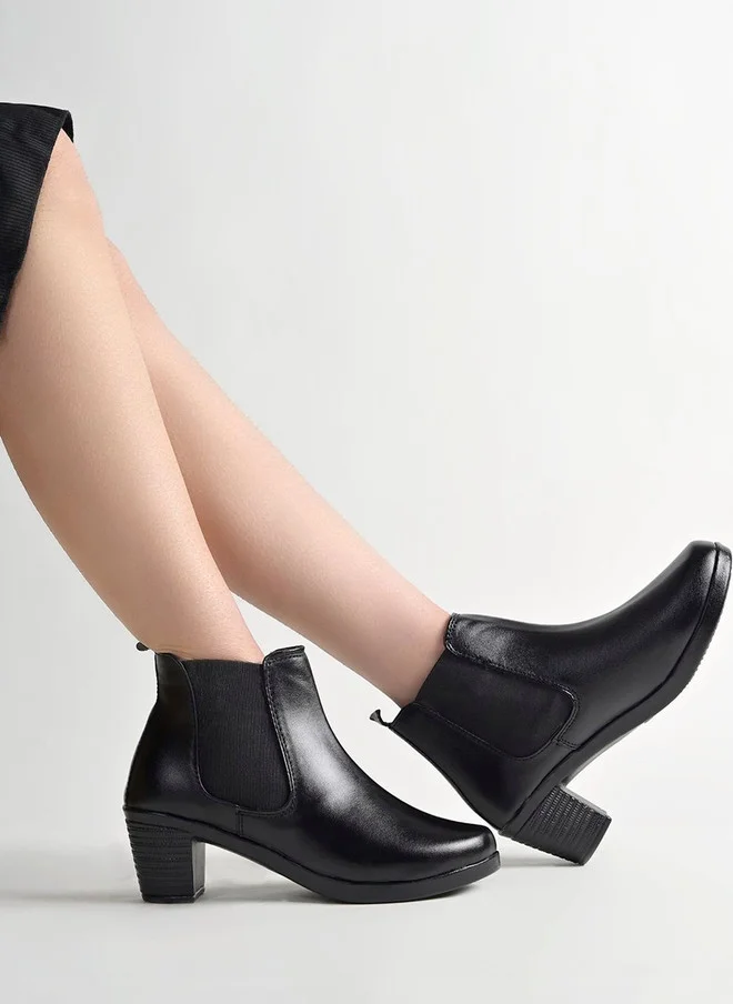 شوتوبيا Shoetopia Women Pointed Toe Chelsea Boots
