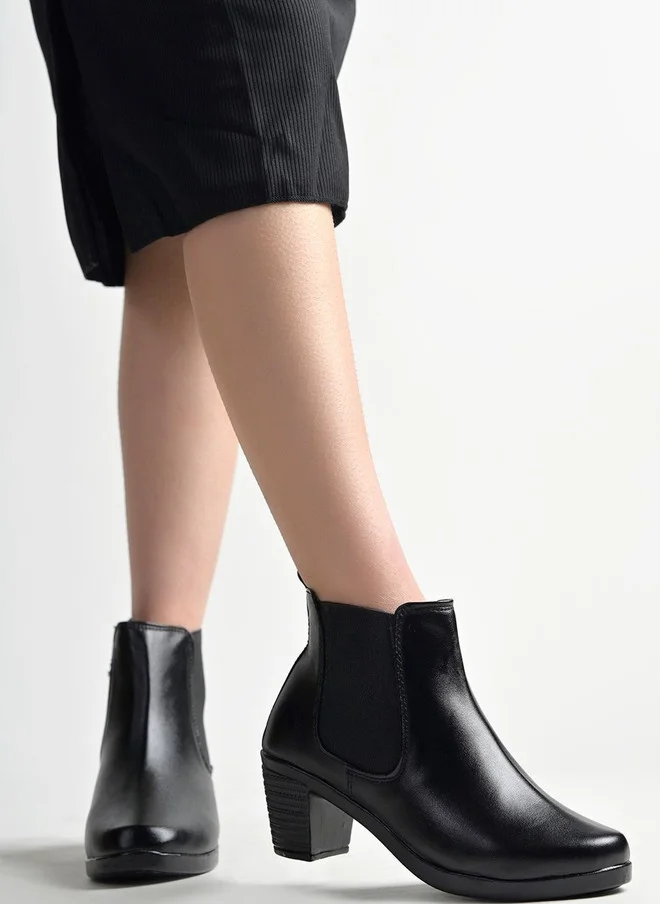 شوتوبيا Shoetopia Women Pointed Toe Chelsea Boots