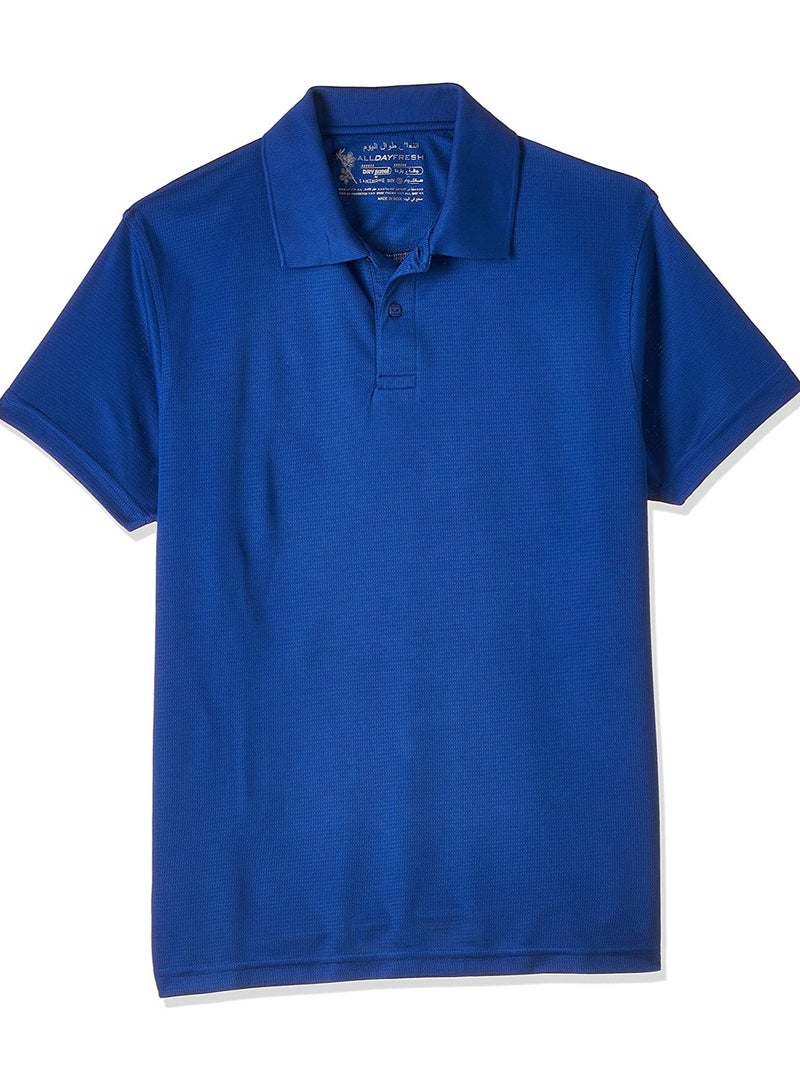 SANTHOME men s all day fresh half sleeve dryfit polo t shirt with uv protection - Image 1