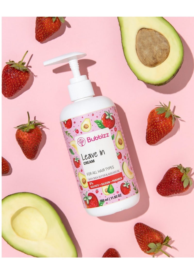 Bubblzz Bubblzz Leave In Cream Shea Butter & Avocado Oil - 350ml 