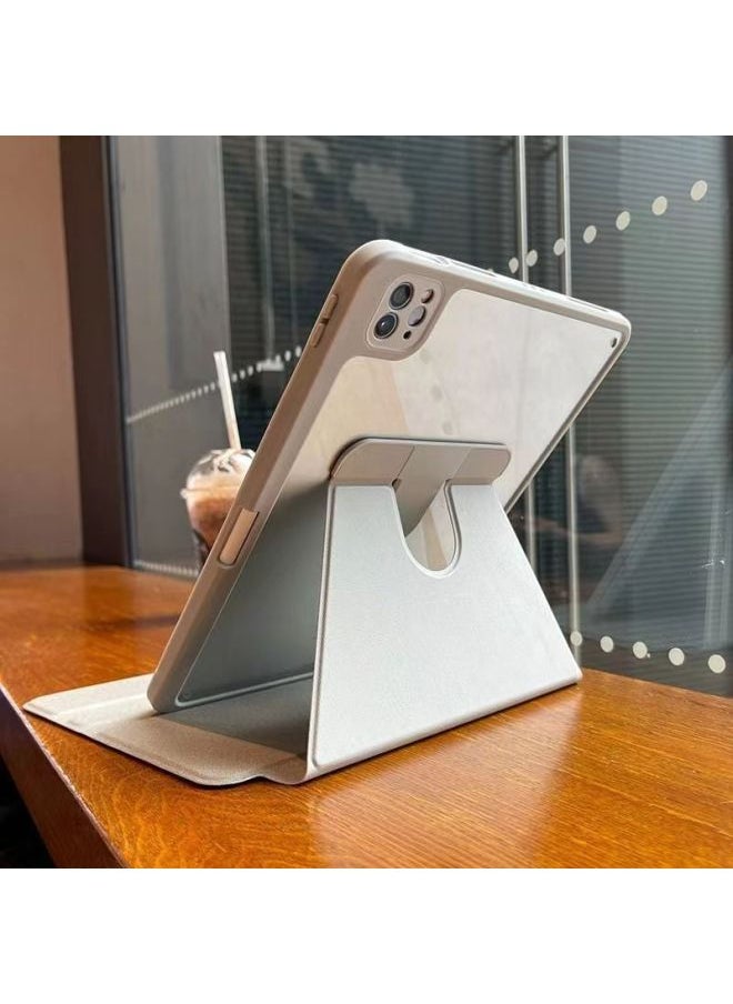 Generic - 2025 For IPad 11th Generation A16 Protective Cover 360 Rotating Air11 Shell 9 Anti -5 Fall 10.2 Anti -8 Bend Pro6-Color:The 3rd Generation Upgraded Yake 【720 Degree Rotation-ice Blue】-Applicable Mod - Image 1