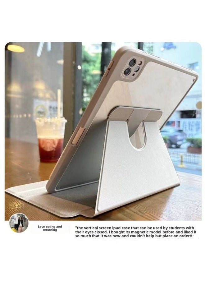 Generic - 2025 For IPad 11th Generation A16 Protective Cover 360 Rotating Air11 Shell 9 Anti -5 Fall 10.2 Anti -8 Bend Pro6-Color:The 3rd Generation Upgraded Yake 【720 Degree Rotation-ice Blue】-Applicable Mod - Image 1
