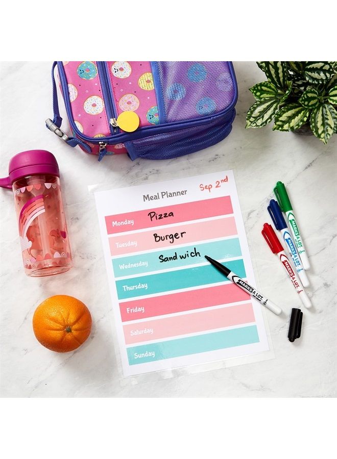 AVERY أوراق الترقق الشفافة من أفيري، 9" × 12"، لاصقة دائمة ذاتية، 10 أوراق (73603) - Image 3