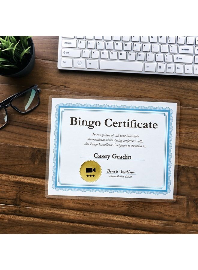 AVERY أوراق الترقق الشفافة من أفيري، 9" × 12"، لاصقة دائمة ذاتية، 10 أوراق (73603) - Image 5