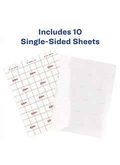 AVERY Avery Clear Laminating Sheets, 9" x 12", Permanent Self-Adhesive, 10 Sheets (73603)  - Image 4