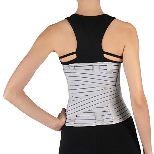 Soles Lumbar Back Brace Lumbosacral Back Support - Adjustable, Breathable Corset - Unisex- Reduces Back Pain, Supports Core Strength - Comfortable DesiLumbar Back Brace - Image 3