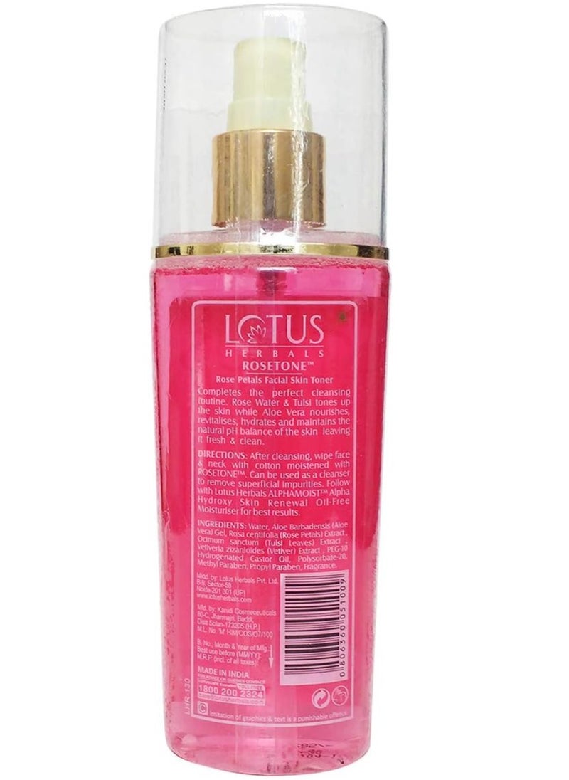Lotus Lotus Herbals Rosetone Rose Petals Facial Skin Toner, Fruity Fusion  - Image 2