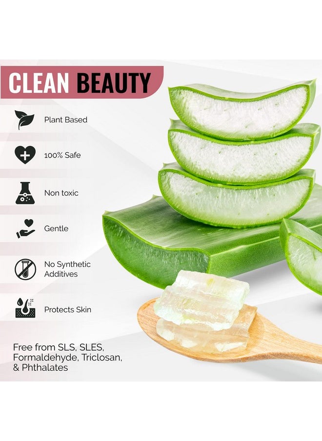 LOOKATME Korean Face Wash for Sensitive Skin - Water Based Bubble Skincare Cleanser - K Beauty Natural Acne Foaming Cleaner - Hydrating Skin Care Cleansing Foam with Low pH - Aloe Vera  - Image 4