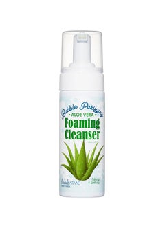 LOOKATME Korean Face Wash for Sensitive Skin - Water Based Bubble Skincare Cleanser - K Beauty Natural Acne Foaming Cleaner - Hydrating Skin Care Cleansing Foam with Low pH - Aloe Vera  - Image 1