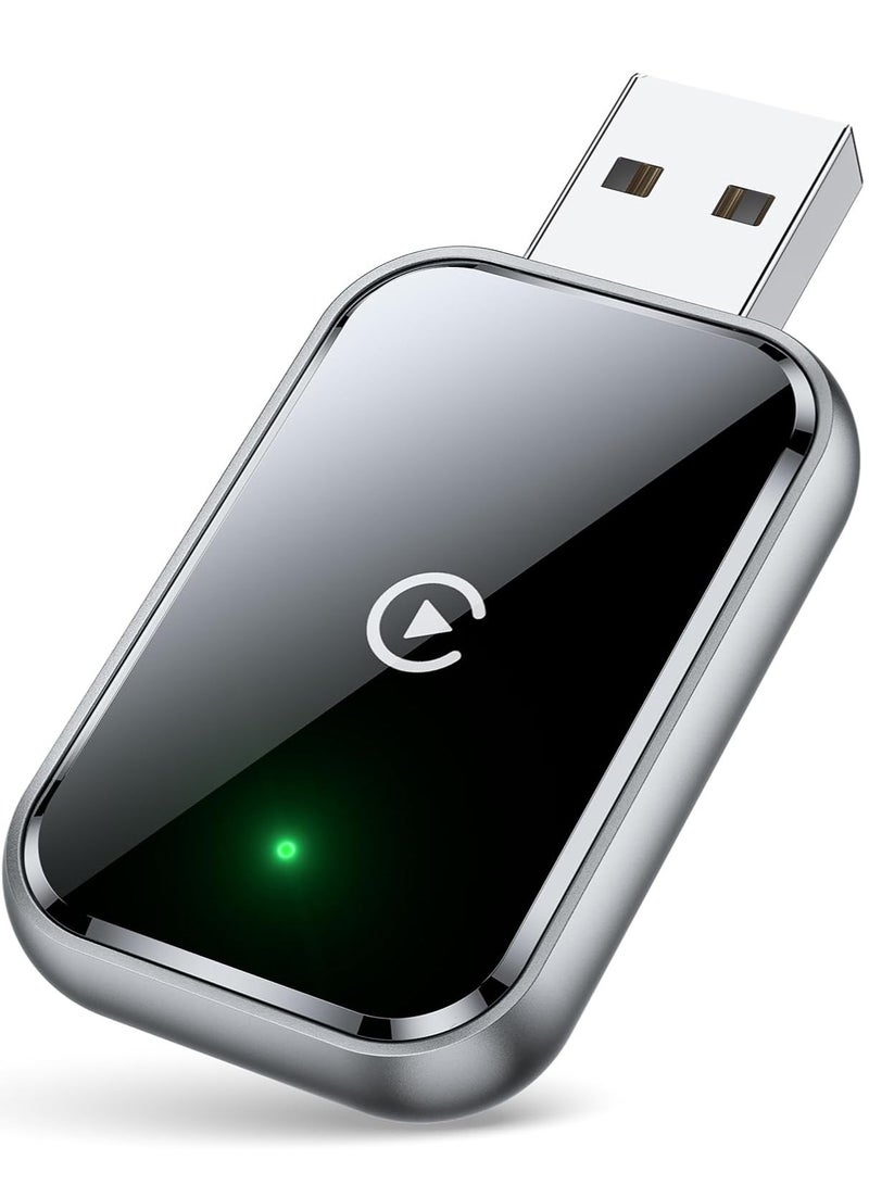 Makrystorm Wireless CarPlay Adapter for Phone, Convert Wired to Wireless phone CarPlay Adapter, Mini Size with Extension Cable USB & USB-C/Type-C, Stable Control & No Delay - Image 1