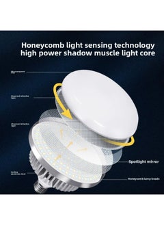 General Anchor Live Fill Light Anchor Portrait Beauty Soft Light LED Softbox Photography Light Live Studio Lighting Light-Light Source Color:Single Lamp 【high Display 400W Three-color Mushroom Lamp】 + Softb  - Image 4