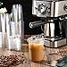 Baderke 100 Pcs Plastic Cups with Sip Lids Round Bottom Disposable Plastic Coffee Cups with Lids Clear Strawless Crystal Mugs for Iced Coffee Smoothie Cold Beverage Party Catering Supplies 16 oz - Image 4