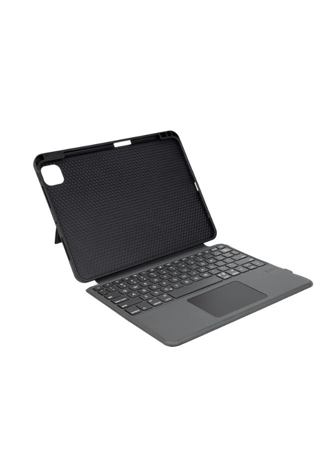 Touch Keyboard Case For iPad 9.7-Inch / Air 1 / Air 2 / 5th / 6th Gen - Super Longstand by Mode - Easy To Carry  Touch Control - Black Colour - Image 2