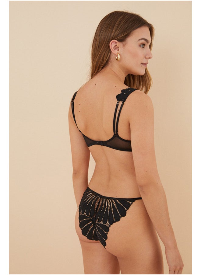 women'secret - Classic lace embroidered panties - Image 1