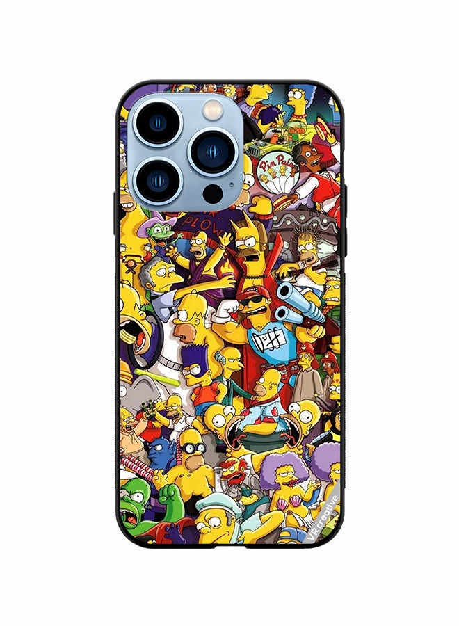 VR CREATIVE Protective Case Cover For Apple iPhone 14 Pro Max Simpsons Design Multicolour - Image 1