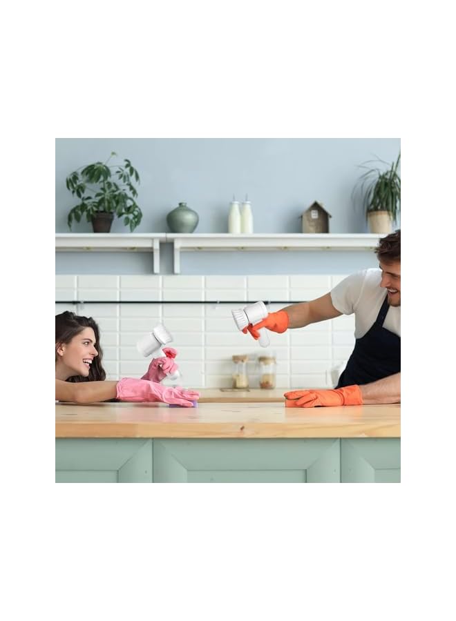 promass Magic Brush Electric Spin Scrubber, Electric Cleaning Brush with 3 Brush Heads,Bathroom Rechargeable Scrub Brush,Shower Scrubber for Cleaning丨Wall/Bathtub/Toilet/Window/Kitchen/Sink/Dish - Image 4