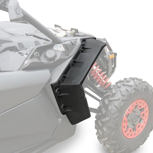 SAUTVS Wider Extended Fender Flares Kit for Can-Am X3, XXL Front Mud Flaps Mud Guards Extension for Can Am Maverick X3 MAX All Models Accessories 2017-2025 (2PCS) - Image 1