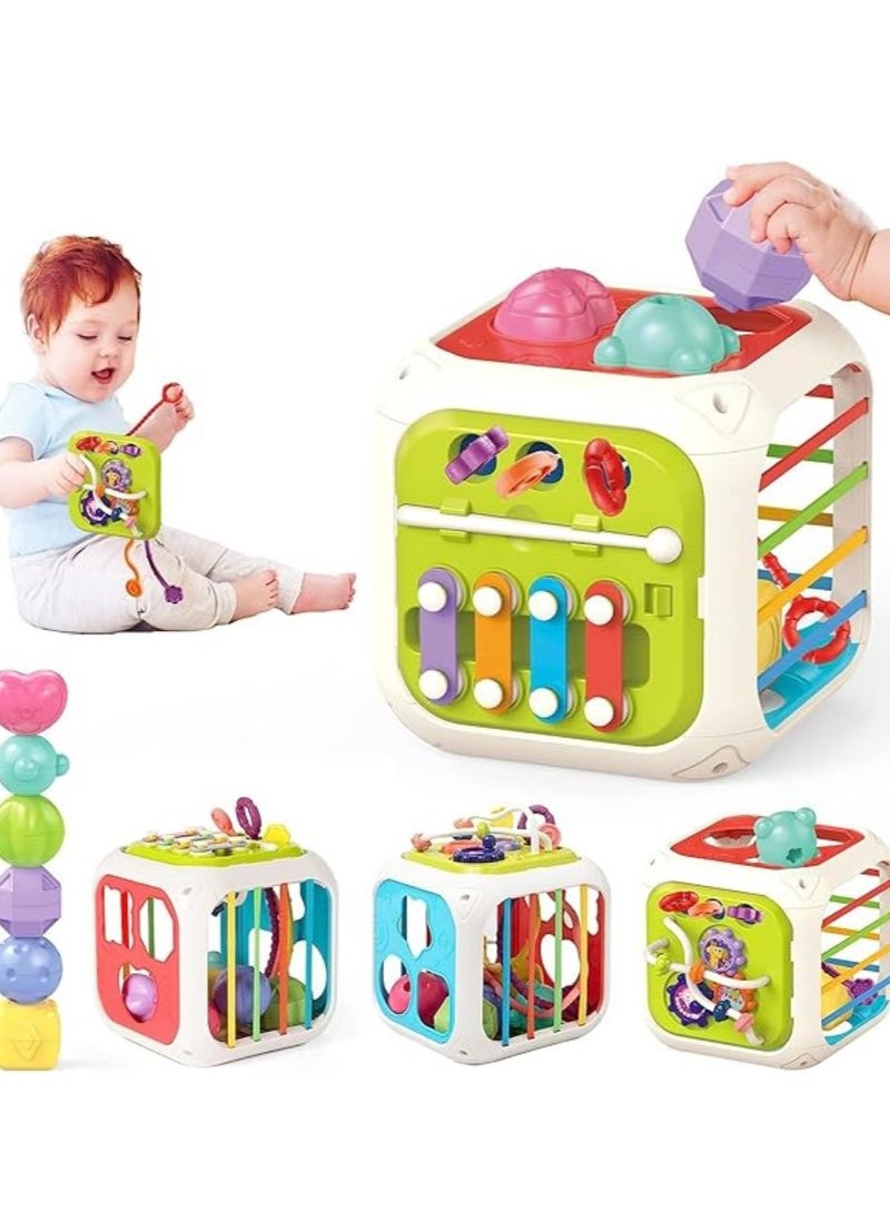 0TO1 TECH Baby Sensory Montessori Toys Toddler shape sorter Developmental Learning Toys Birthday Gifts, Multifunction Learning Education Preschool Toys  - Image 1