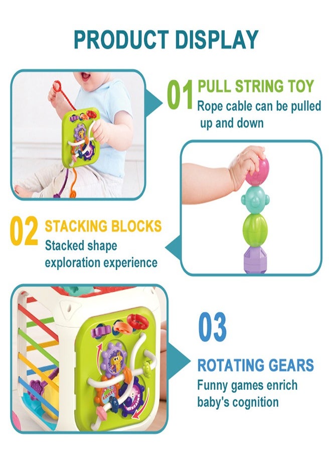 0TO1 TECH Baby Sensory Montessori Toys Toddler shape sorter Developmental Learning Toys Birthday Gifts, Multifunction Learning Education Preschool Toys  - Image 3