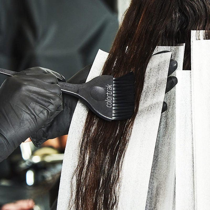 Colortrak Extra Wide Hair Color Brushes, 3 inch Bristle Width Cuts Application time, Firm Bristles, 1 Extra Wide Brush with Ultra-Soft Feather Bristles, Sustainable Wheat Fiber Handles - Image 2