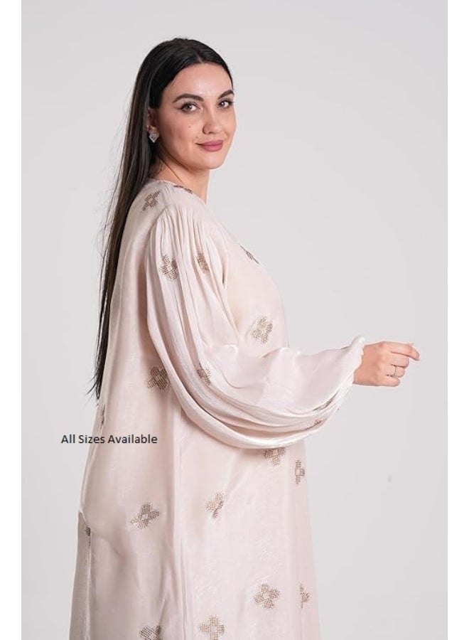 عباية محتشمة أنيقة مزينة للنساء - Image 5
