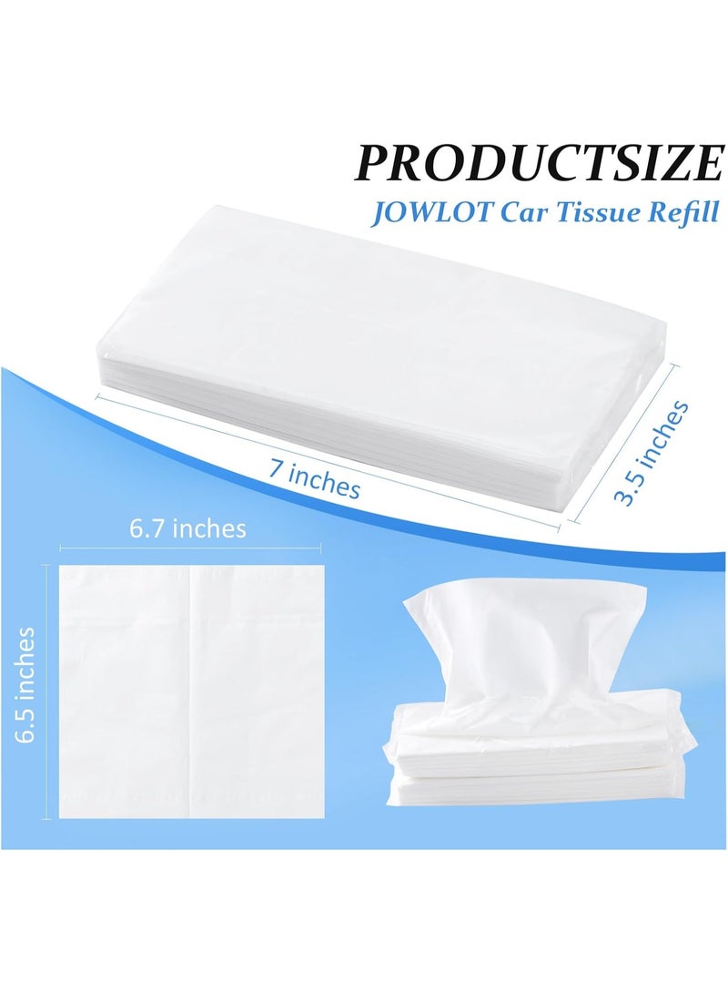 200 Count 2 Ply Plain White Beverage Napkins Disposable Four Fold Cocktails Paper Napkins 9.8" X 9.8" unfolded for Party and Every Day Use - Image 2