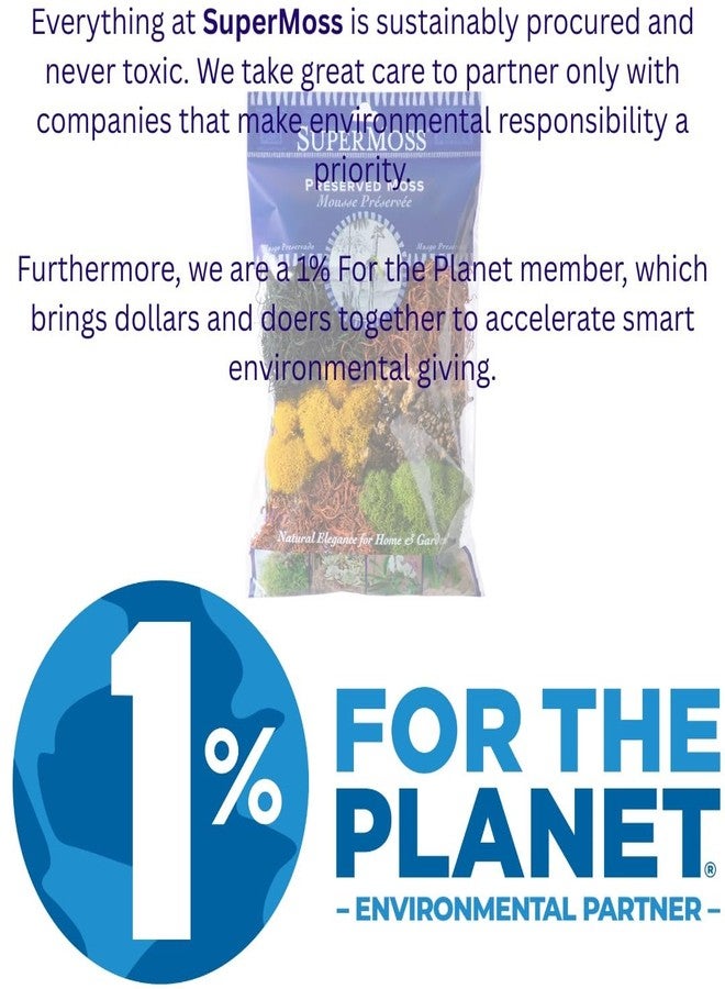 SuperMoss (23309) Moss Mix - Premium Decorative Moss for Crafts, Terrariums, Wedding & Table Décor, 80.75 Cubic inches (Approx. 2 oz), Halloween - Image 5