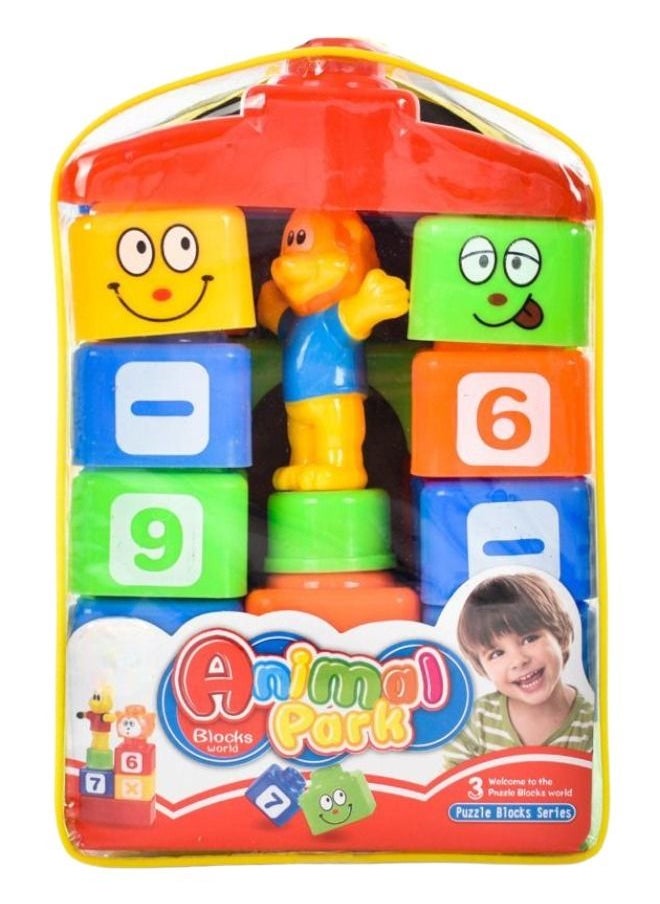 Rally Kids Building Blocks Animal Park Puzzle Block Series Playset  - Image 4