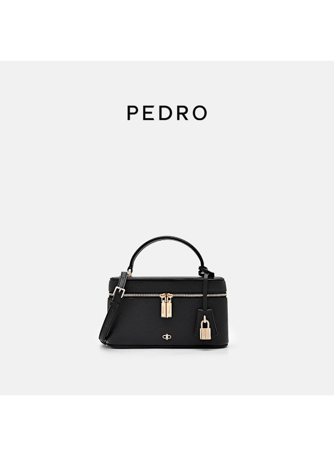 Jatte Leather Crossbody Pouch - Black