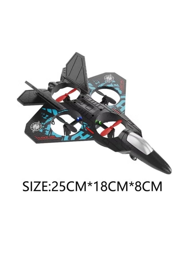 RC Aeroplane 2.4GHz Remote Controlled Plane L0712 – Quadcopter Floating Fighter Aircraft | Easy Fly RC Airplane for Kids & Beginners | Lightweight EPP Foam RC Jet with Remote Control | Outdoor Flying Toy for Boys & Girls - Image 5