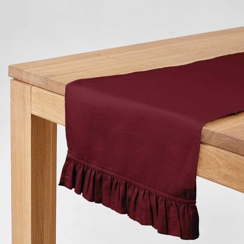 Vargottam Maroon Home Decor Stylish Wedding Party Holiday Table Setting Decor Table Runner-14 x 108 Inch - Image 2