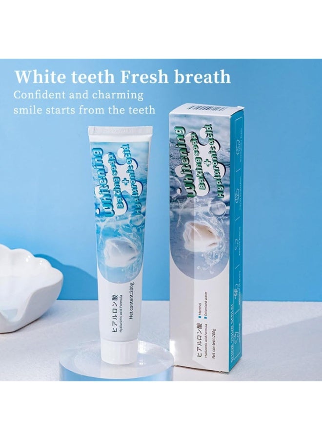 Scoban Whitening Toothpaste Set, for Scoban Teeth Whitening Toothpaste, Removes Stains and Promotes Healthy Teeth, Fresh Mint Breath for A Brighter Smile (200g) - Image 3