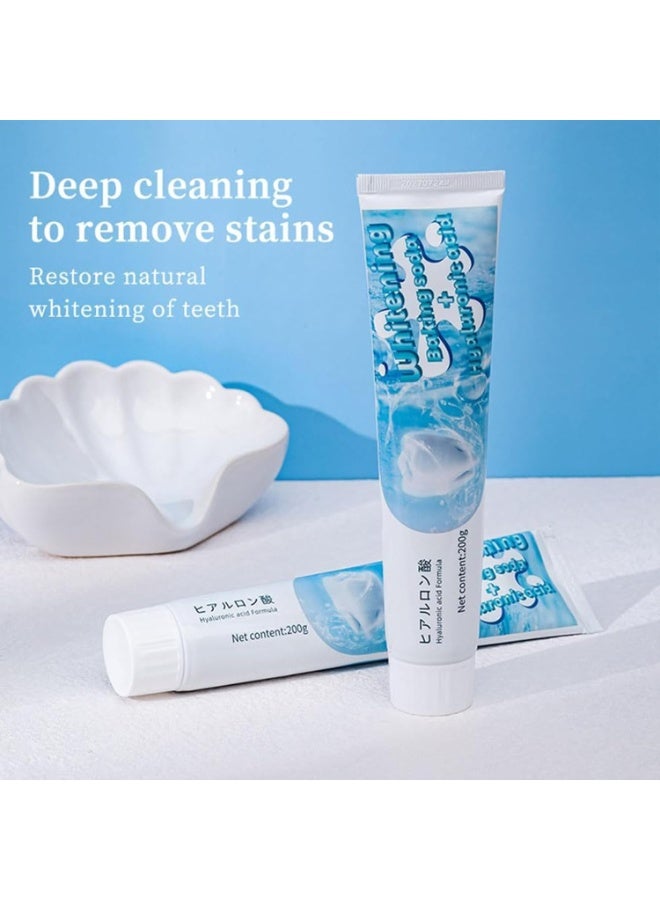 Scoban Whitening Toothpaste Set, for Scoban Teeth Whitening Toothpaste, Removes Stains and Promotes Healthy Teeth, Fresh Mint Breath for A Brighter Smile (200g) - Image 2