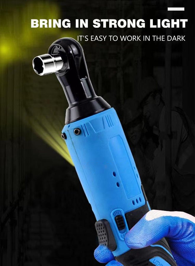 DUNISO Cordless Impact Wrench Set High Torque Brushless Impact Wrench Rechargeable Forward Reverse Electric Brushless Wrench Driver with Battery and Multi-functional Accessories for Car Truck Tires Scaffolding - Image 2