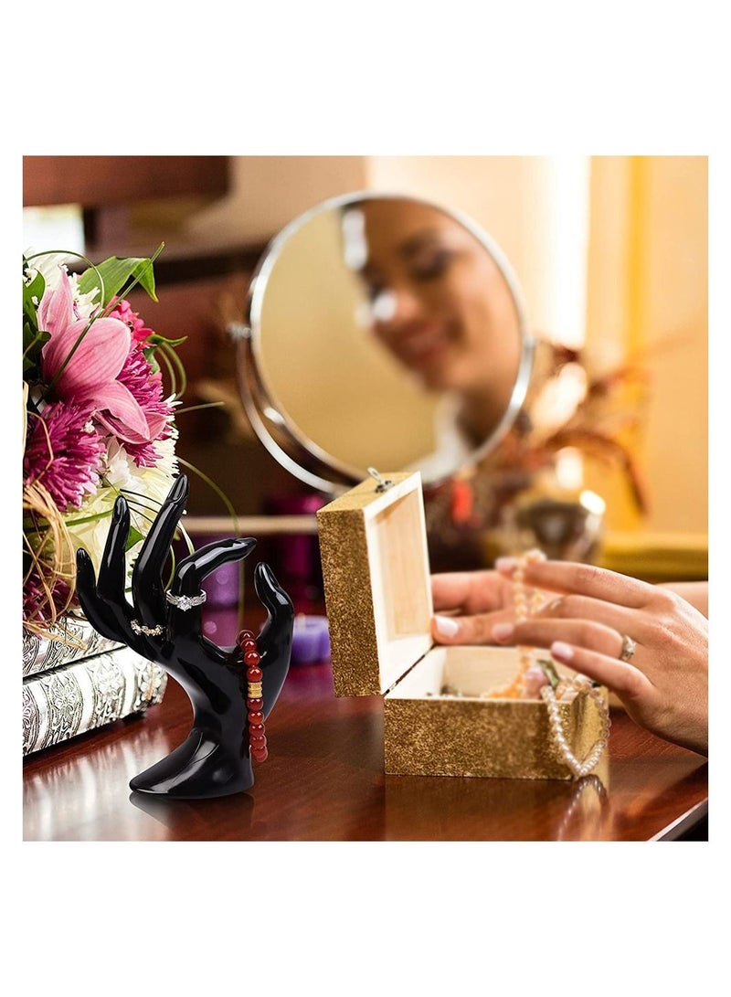 𝐅𝐅𝐃 Elegant Bracelet, Chain & Ring Display Stand - Hand Mannequin Jewelry Organizer for Watches, Necklaces & Bangles" - Image 3