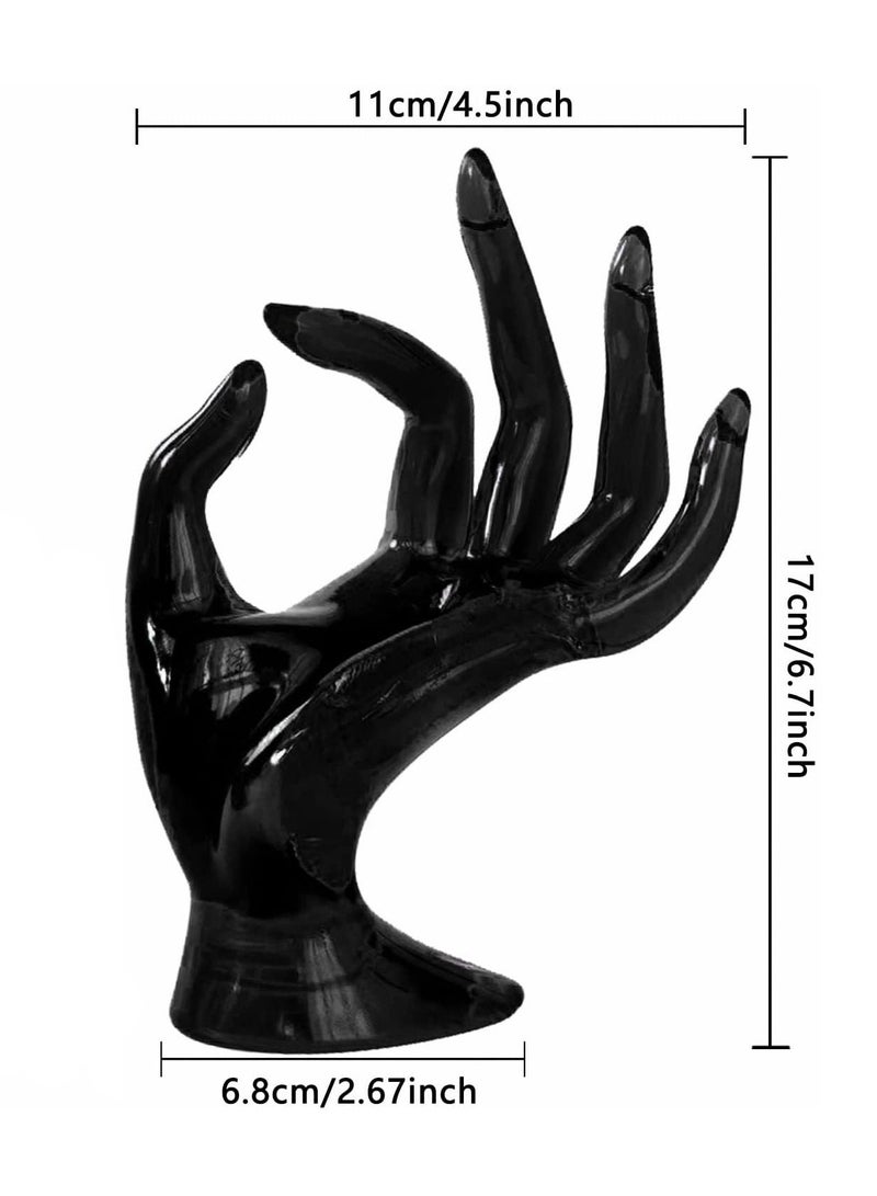 𝐅𝐅𝐃 Elegant Bracelet, Chain & Ring Display Stand - Hand Mannequin Jewelry Organizer for Watches, Necklaces & Bangles" - Image 4