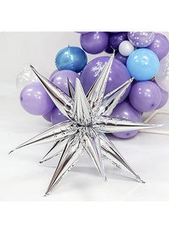 Atpata Funky Atpata Funky Disco Theme Dance Party Foil Balloons for Disco theme Decoration (Disco Party Combo - Silver)  - Image 5