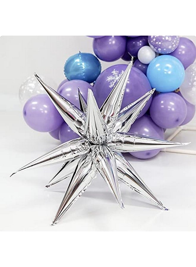 Atpata Funky Disco Theme Dance Party Foil Balloons for Disco theme Decoration (Disco Party Combo - Silver) - Image 5