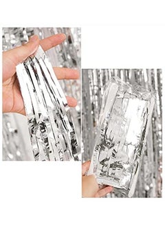 Atpata Funky Atpata Funky Disco Theme Dance Party Foil Balloons for Disco theme Decoration (Disco Party Combo - Silver)  - Image 3