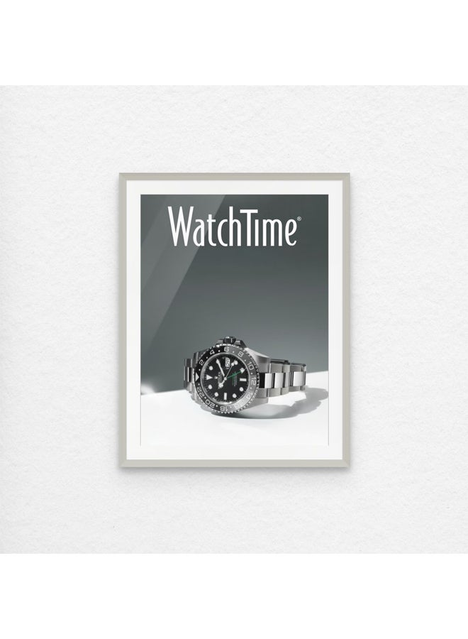 آرت دیکور  ديكور فني مؤطر بطباعة صورة فنية جميلة للساعة الفاخرة جدار الفن الحديث للساعة ملصق للرجال ساعة ديكور عصرية طباعة فنية لمكتب غرفة المعيشة المنزلية. - Image 1