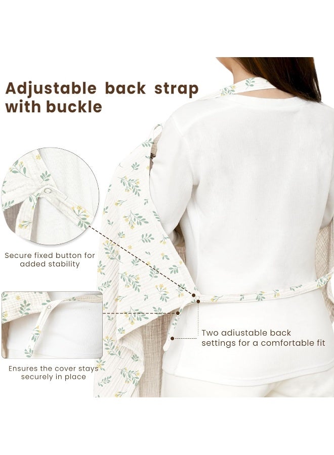 Konssy Muslin Nursing Cover for Baby Breastfeeding - Image 5