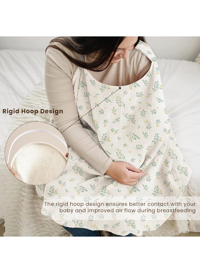Konssy Muslin Nursing Cover for Baby Breastfeeding - Image 3