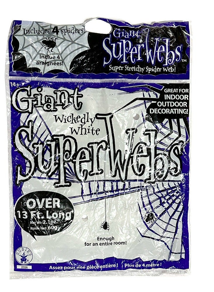 روبيز عنكبوت بلاستيكي وشبكة عنكبوت مزيفة - Image 2