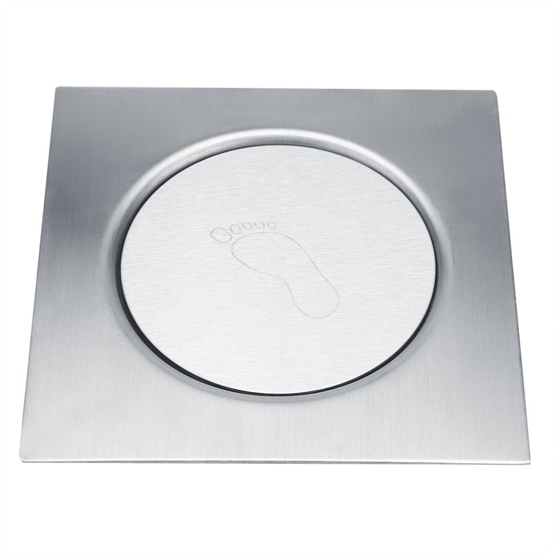 Stainless Steel Pedal Bounce Type Floor Drain for Bathroom Washroom Garage Basement (#3) - Image 1