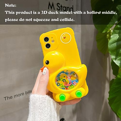 LMA Compatible with Phone Case 15 Pro Max 3D Duck with Games Novelty Phone Case Play Soft Silicone for Teen Yellow - Image 2