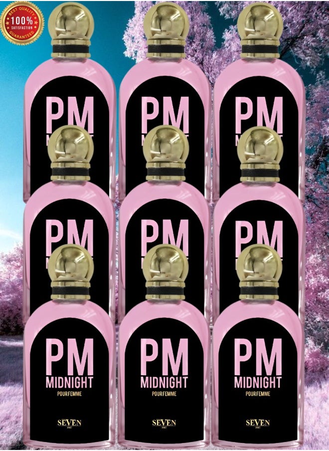Seven 9 Pieces Pm Midnight Perfume For Women 100ml EDP  - Image 1